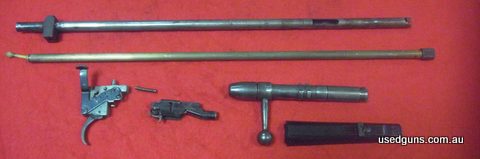 Remington 582 22LR bolt, trigger, inner and outer mag tube and rear sight in fair condition. For enquiries please call the store on 0746328258. A current Firear