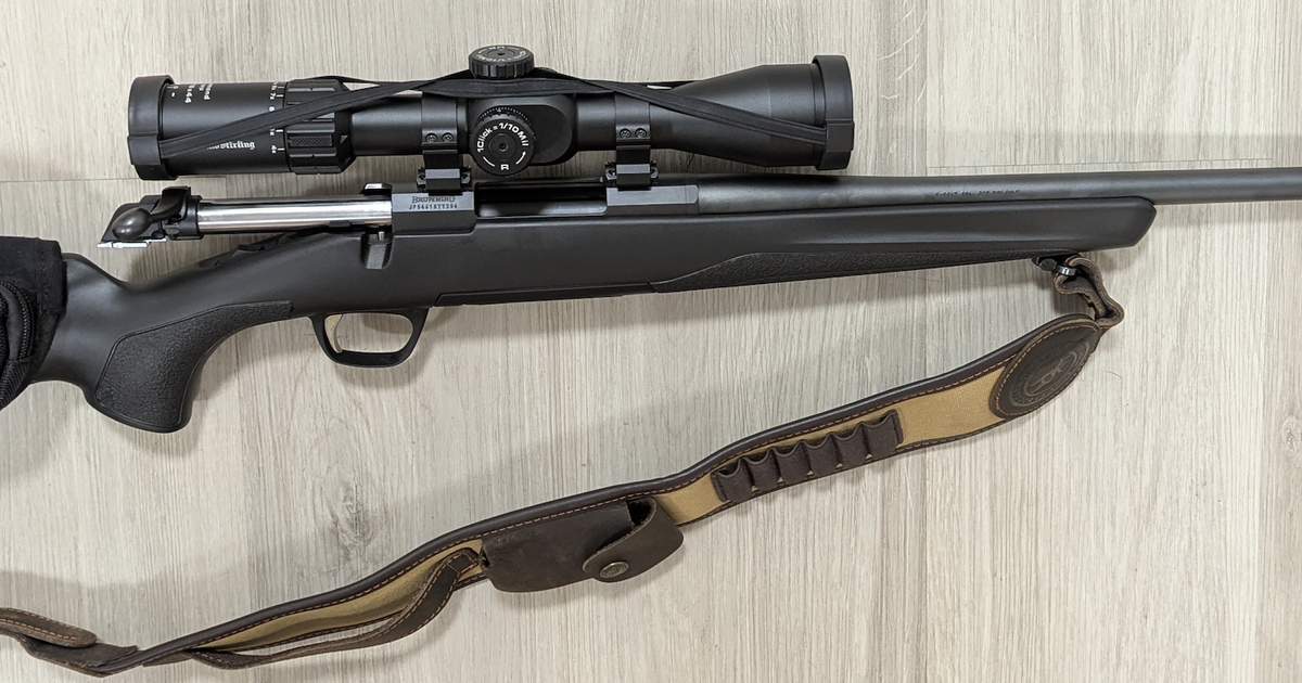 Browning X-bolt composite stalker 308 win with Nikko Stirling diamond FFP scope