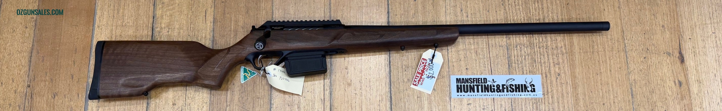 #17140 Lithgow Arms La102 204 Ruger Varmint (Black
