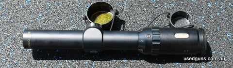 Tasco Titan 1.5-6x30mm tube made in Japan removed from a customers rifle. Clear optics and in good condition suite big game rifle Very well made scope
