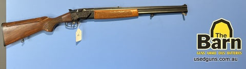 Brno ZH305 12G / 22 Hi Power under and over combination gun. Metal work and bluing very good condition. Someone has modified butt stock as seen in pics. Bores a