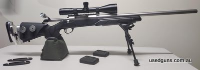 An excellent Tikka T-3 Super varmint. Rifle is approximately 10 years old and has spent most of it's life in a safe. Fitted with Bushnell Elite 4200 Tactical sc