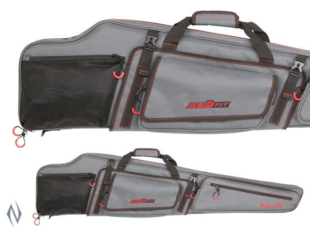 ALLEN DAKOTA GEAR FIT RIFLE CASE GREY / RED 48"