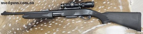 Remington 7600 Carbine in 35 whelen. Fired less than 1 box of ammo at the range to sight it in,  literally like new, not a mark on it. Comes with a Leupold vxr 