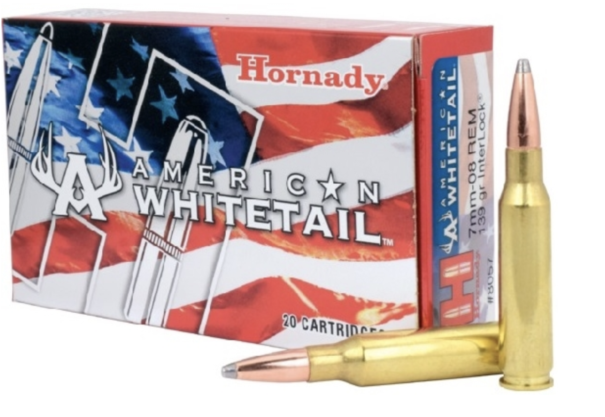 Hornady 7mm-08 Rem 139 grain SP American Whitetail