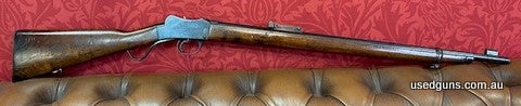 Very nice condition. Looks and handles fantastic. Metalwork and bluing in very good condition and woodwork has great natural patina and shows a beautiful grain.