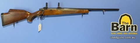 Swedish made Varberger 757 in 6.5x55. Comes with 25mm rings, blind magazine and timber stock. Stock has been modified as seen in pics. Extremely rare in Austral