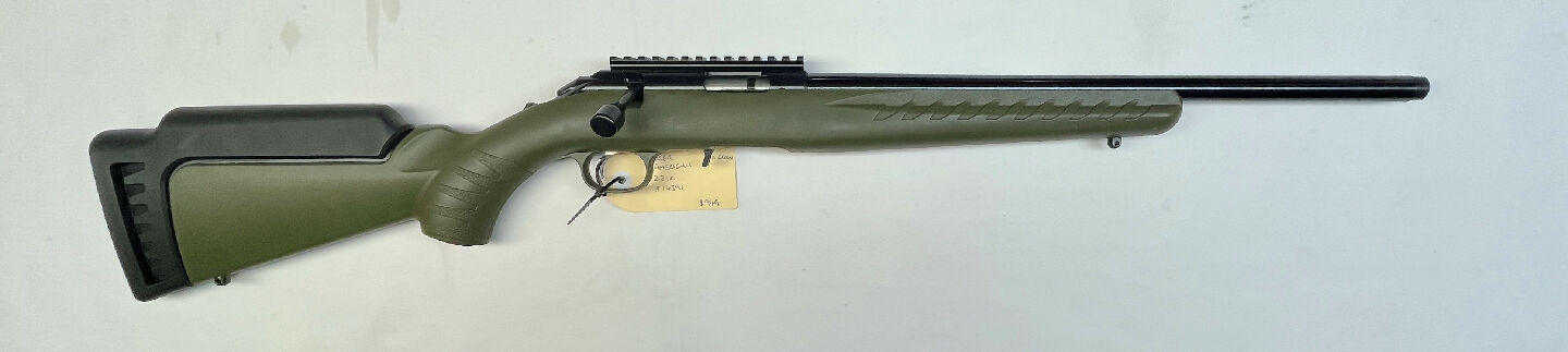 Entry level excellence! The Ruger American Rimfire is a great rifle for starting out, or wandering the paddocks hunting for small game. In a stylish OD green fi