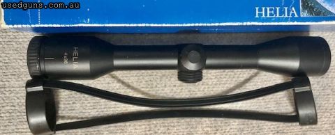 Kahles Helia 4x36 scope in excellent condition. Service checked ready for use on any rifle. Brilliant Austrian optics with 7A plex reticle in original box with 