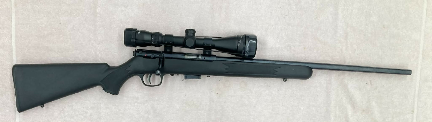 Savage 93R17 in very good to excellent condition. Rifle has only had three boxes of ammo through it since new and has been looked after well. Mounted with a Nik
