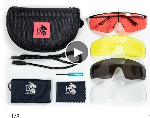 This professional anti-fog and anti-shatter shooting glasses set is engineered for competitive shooting enthusiasts, delivering multi-layered protection and ultimate comfort.