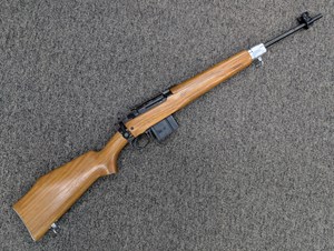 AIA
AUSTRALIAN INTERNATIONAL ARMS
M10-B3
308WIN
10 SHOT
DETACHABLE MAGAZINE
22 INCH SPORTER 
MINI GUN MACHINE GUN BARREL
FACTORY PEEP SIGHTS
PIC RAIL 
VERY RARE 
ONE ONLY
#M10B-0610535

NEW $1890