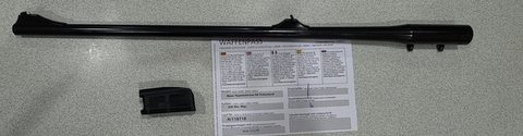 Blaser R8 300 Win Mag barrel with sights in as new condition as it has very limited use and rounds fired it comes with magazine and original warranty Blaser pap