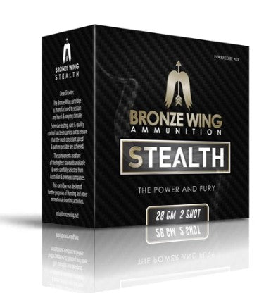 Bronzewing Stealth 12 Gauge 28gr 1225fps 8 $145 Slab