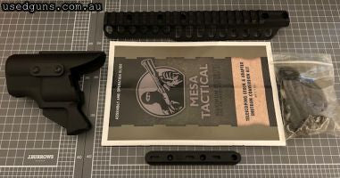 Brand New Mesa Tactical Stock Adapter & 9.5‚Äö√Ñ√π Rail for Remington 7600/7615/870 Shotgun. Mounting hardware. Never used . No longer required.