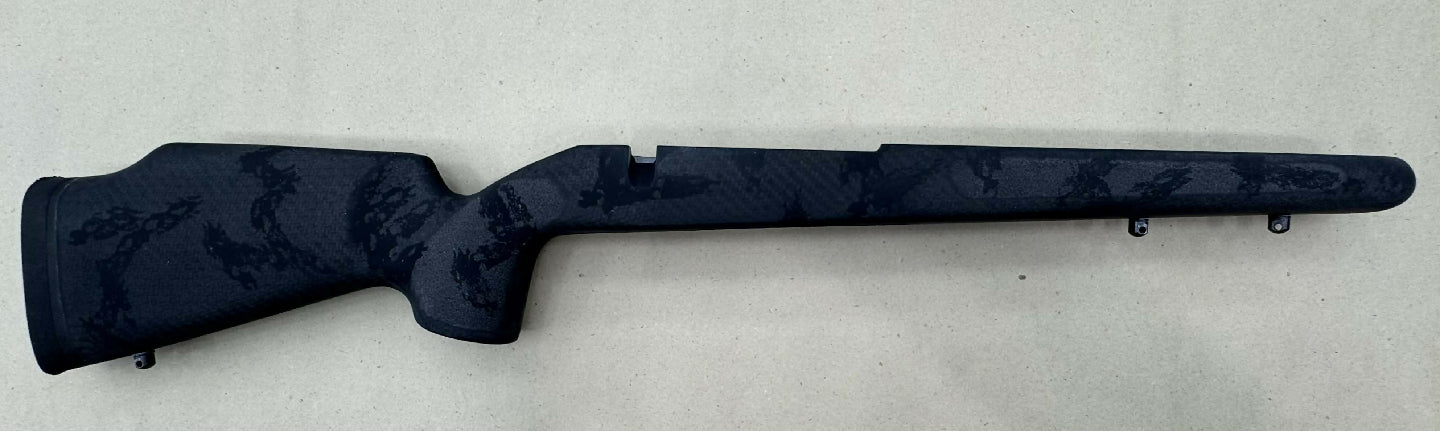 Pure Precision Altitude Carbon Fibre stock for Factory Varmint Profile Sako 85/90 S Action Right hand in Black Carbon Camo.