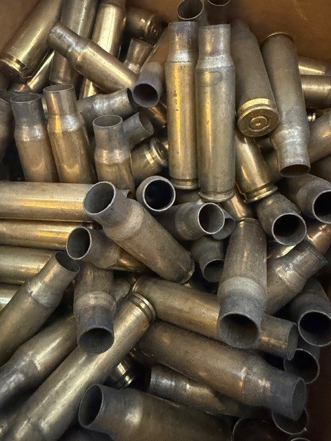 Once Fired 308 Win Brass - 50 pce - PMC Headstamp