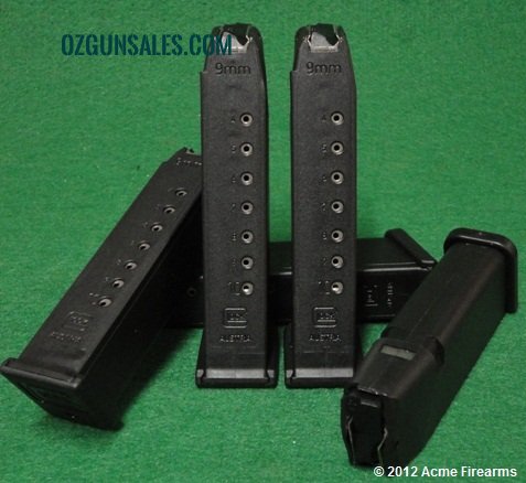 Glock - 10 round magazine - 9mm