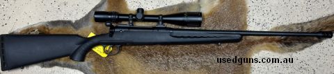 SAVAGE AXIS 270 WIN WITH BUSHNELL ELITE DOA 4-12X40 SCOPE IN GOOD CONDITION.