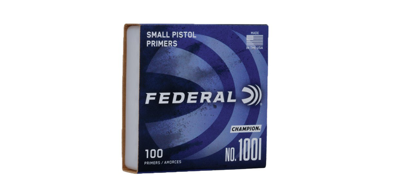 Federal F100 Small Pistol Primers – 1000 pack