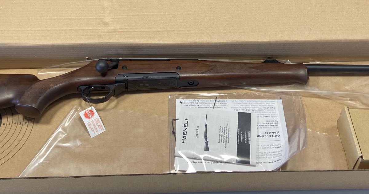 Haenel Jaeger 10 Std Timber 9.3x62 (only factory shot!)
