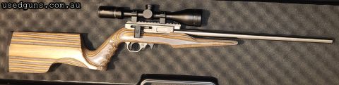 Volquartsen stainless straight pull 22LR. comes with 2x 10 shot mags, not used much so it has to go , 1800 o.b.o.