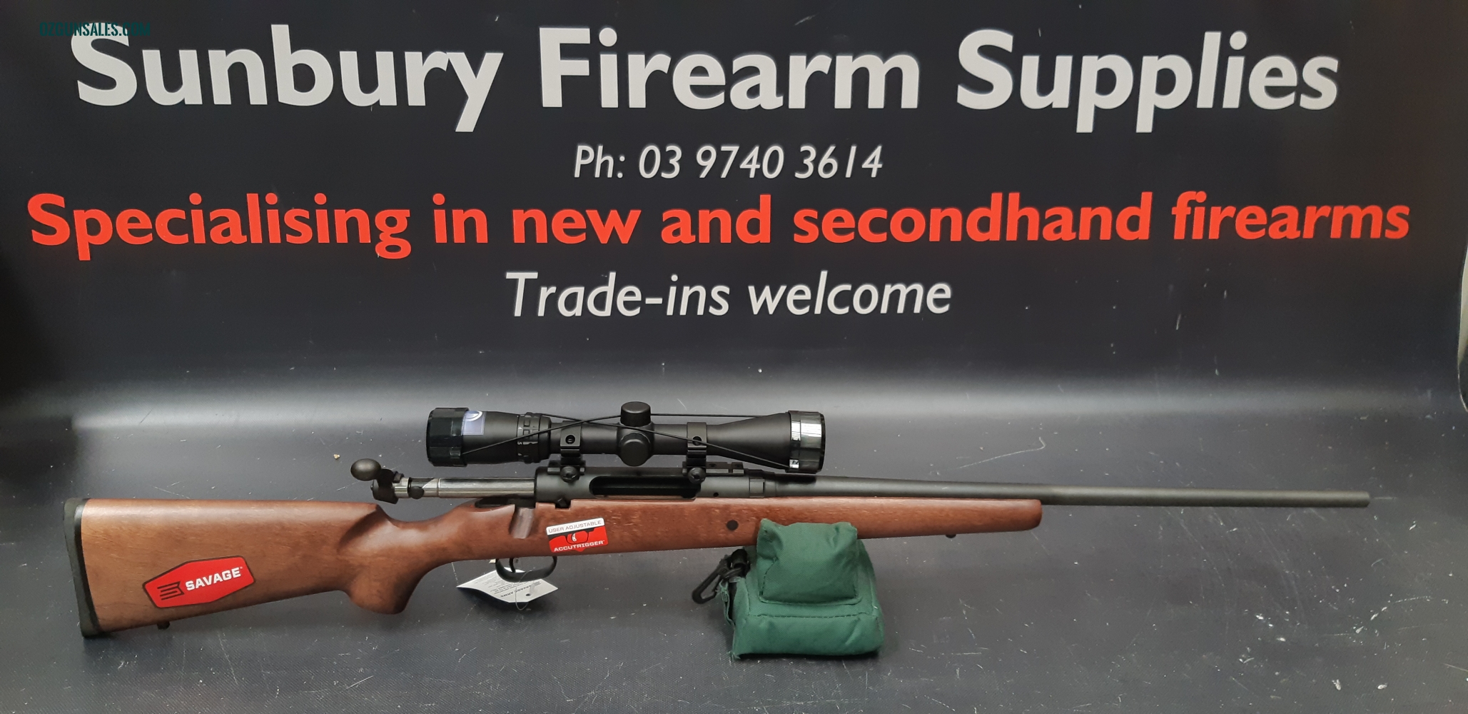 Savage Axis II Hardwood Package 6.5cm AO313