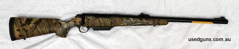 This shot gun has a rifled barrel great for hunting, shoots well. I've used it once and its just sat in the safe for a long time. so time to go. Buyer to pay po
