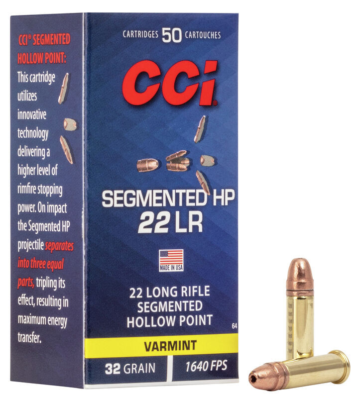 CCI Segmented Hollow Point 22LR
