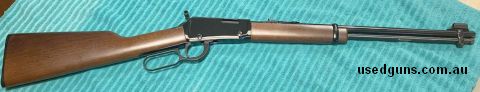 Henry lever action .22 (Shorts & 22LR). Very good condition, fired perhaps 150 rounds. Super fun rifle! Has tiny nick on stock and a scratch under receiver (can
