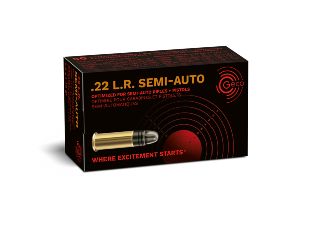 GECO 22LR SEMI-AUTO PISTOL AMMO 1148FPS (500 BRICK)