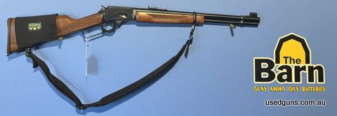 JM marlin 1894 357 is in very good condition, a few brush marks on receiver. Has open sights.