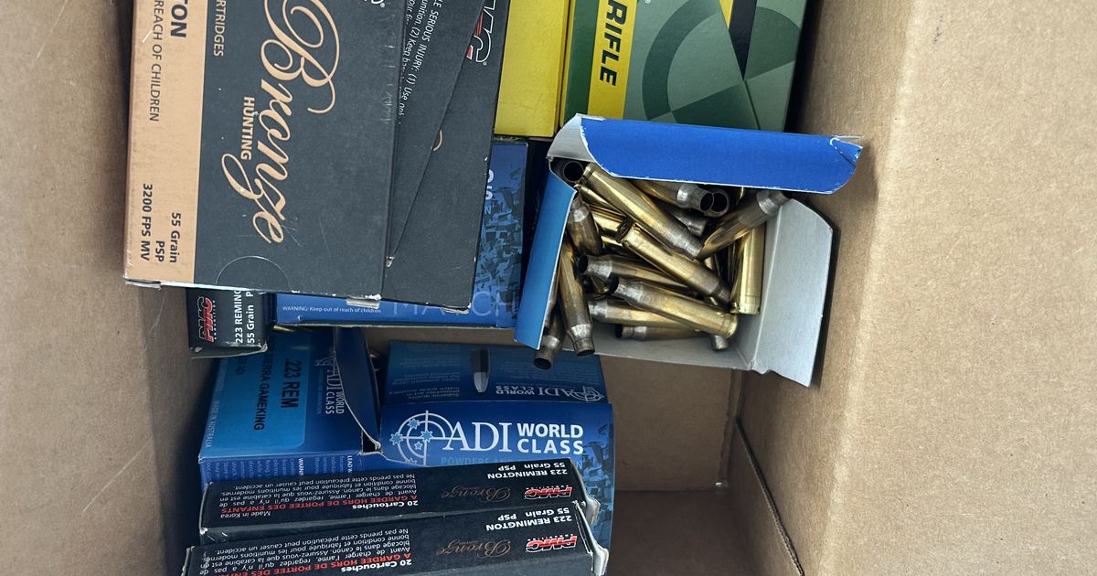 Brass once fired .30/06, 6.5 creed, .223