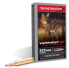 WINCHESTER .223rem 55GR VARMINT X
