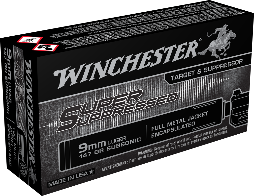 Super Suppressed 9mm 147gr FMJ