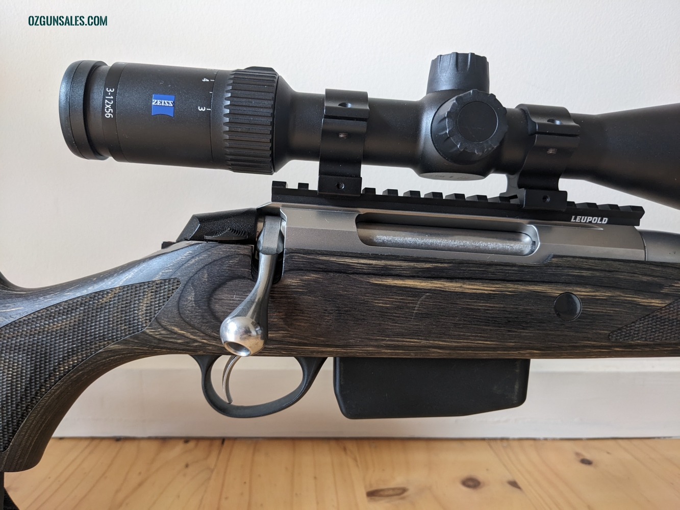 Tikka T3x Laminated Stainless 308 + Zeiss Scope
