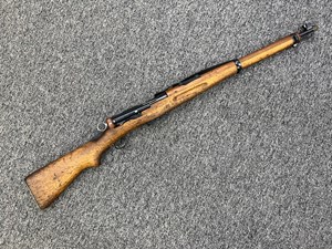 SWISS
SCHMIDT RUBIN
1911 CARBINE
7.5X55, 6 SHOT
STRAIGHT PULL ACTION
MATCHING NUMBERS
SWISS MILITARY MARKINGS
MANUFACTURED 1928
ORIGINAL LEATHER SLING
& MUZZLE CAP
#166725

VGC+ $1290