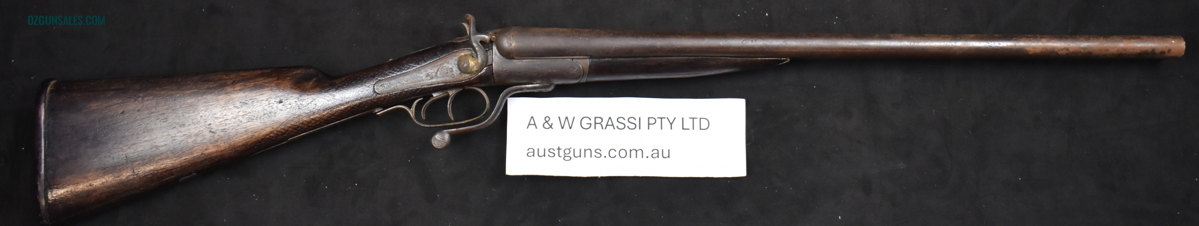 JOSEPH BOURNE SXS 12G UNDERLEVER SHOTGUN...USED!!