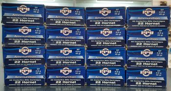 PPU 22 Hornet once fired brass, $40 per 100, several thousand available. Postage $15.