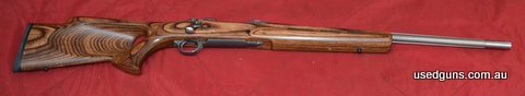 Good to very good condition, Thumb hole stock and custom fluted 358 Win barrel. Price $1200 plus postage and handling