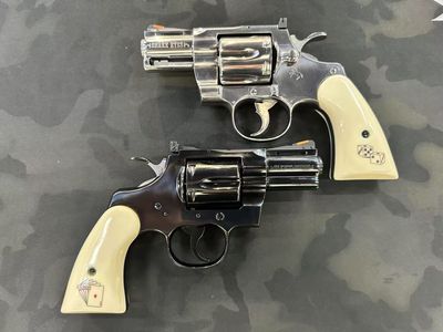 Colt Python "SNAKE EYES" Matching Pair