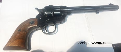 Very nice Ruger single six 22Lr only, shoots most ammo very well,, bluing is excellent , accurate and a lot of fun to shoot