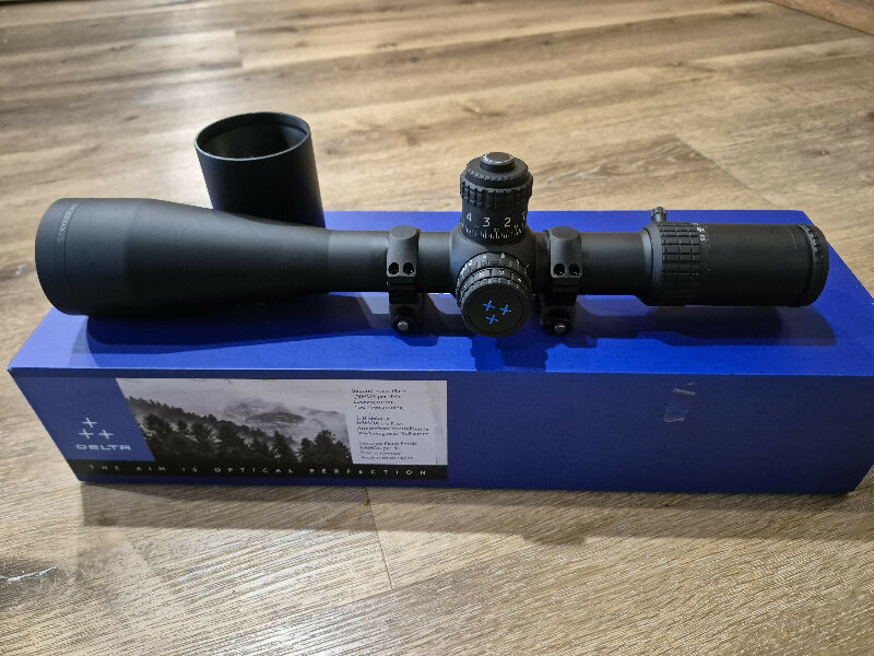 Excellent rifle scope with phenomenal glass and tracking. Was on my 6.5x47 lapua used it for a little bit at the range and hasn't seen any field work. Comes wit