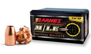 BARNES
TAC-XP
PROJECTILES

AVAILABLE IN
B30502 40CAL/10MM 140GR SPECIAL $39.90 /PER 40
B30552 45ACP 185GR SPECIAL $39.90 /PER 40