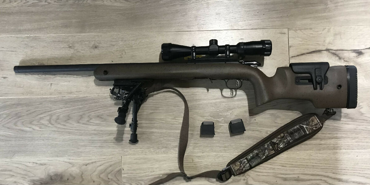 Highly accurate rifle in good condition. Previous owner had a few hundred rounds through it and I’ve put about 500 through it. Comes with Bushnell 3-9x40 scope,