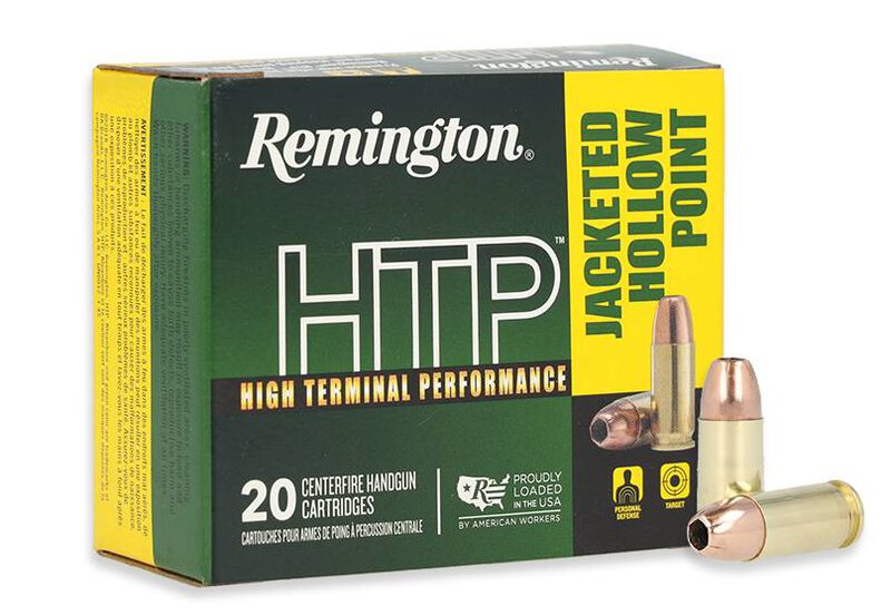 REMINGTON 9MM LUGER +P 115GR JHP HTP (20PK)