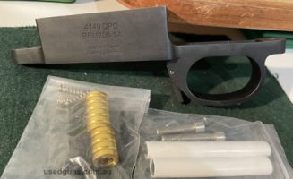 Lumley M5 inlet dbm in excellent condition. Extras include new springs and mag release lever as well as bedding blocks and actions screws.