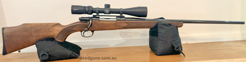 Zastava M70 .308 with "Yugoslavia" stamped on the Mauser action so I assume it's a 90's model. The rifle is in good condition for its age and shoots well with 1