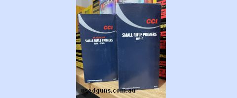 For sale CCI small rifle primers in BR4 (800) & 450 Magnum (600) small rifle primers. Shellharbour area.