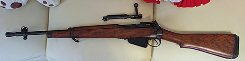 Blueing has some scratches sides of receiver, wood is good has small piece chipped off edge above magazine overall discent. Postage included except WA. Can send